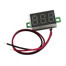 Цифровий вольтметр 4.5-30В LED вимірювач вольтажу