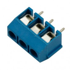 Клемна колодка на 3 контакти крок 5мм KF301-3P 10шт