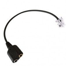 Адаптер RJ9 - 2 х 3.5 мм Jack для гарнітури IP телефону
