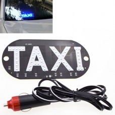 Автомобільне LED табло табличка Таксі 12В синя в прикурювач