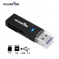 Rocketek SD SDHC MMC MicroSD TF картридер USB 3.0