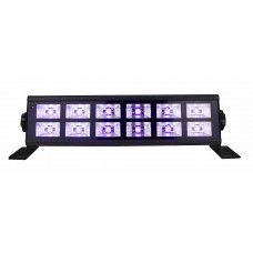 Ультрафіолетова лампа для дискотек 36Вт 27м 12LED DMX512