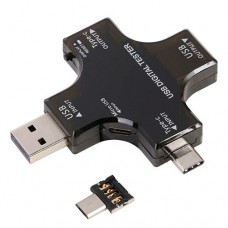 USB тестер Atorch J-7C струму напруги ємності Type-C MicroUSB