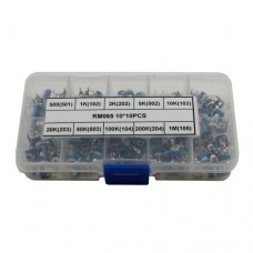 Резистор змінний RM065 500 Ом 1 2 5 10 20 50 100 200 кОм 1 МОм