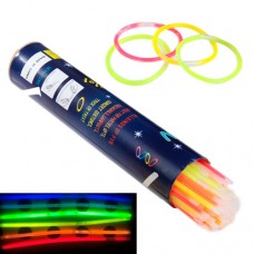 Палички, що світяться Glow sticks неонові браслети 100 шт