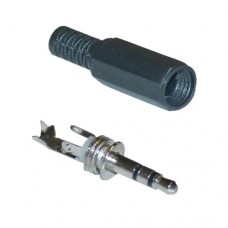 Штекер 3.5мм TRS mini-jack джек стерео 3pin пластиковий корпус
