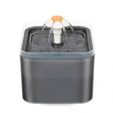 Поїлка фонтан для кішки собаки 2л USB з датчиком руху підсвічуванням