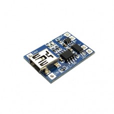 Модуль заряджання літієвих Li-ion батарей від MiniUSB TP4506 та захист DW01