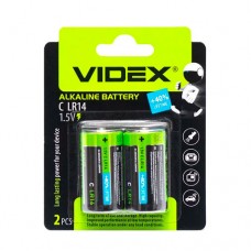 Батарейка Videx C 1.5В LR14 лужна