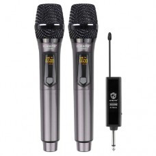 Караоке система, 2 бездротові динамічні мікрофони, G-Mark X220U