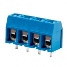 Клемна колодка на 4 контакти, крок 5мм KF301-4P 10шт