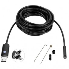Ендоскоп 10м USB MicroUSB бороскоп 5.5мм камера 640x480