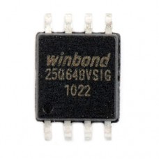 Чіп W25Q64 W25Q64BVSIG SOP-8, 64Мб Flash SPI