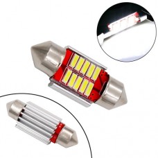 Лампа в авто C5W LED C10W 31мм 10 SMD 4014 з обманкою Canbus білий