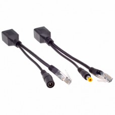 Спліттер PoE Ethernet 5.5x2.1мм для CCTV камер 2 шт