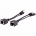 Спліттер PoE Ethernet 5.5x2.1мм для CCTV камер 2 шт