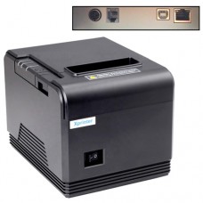 Xprinter XP-Q200 USB+LAN термопринтер з автообрізанням POS, чековий принтер