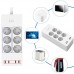 Zeoota ZLD-64EU-W розумний мережевий фільтр подовжувач 6 розеток 4 USB