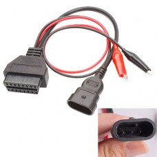 Перехідник Fiat Alfa Romeo Lancia Chery 3 pin на OBD2 16pin для діагностики автомобіля