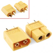 Роз'єм живлення XT60 60А 2pin пара мама 2 шт