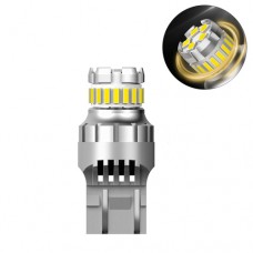Лампа T20 W21W LED з білим обманкою 2 шт