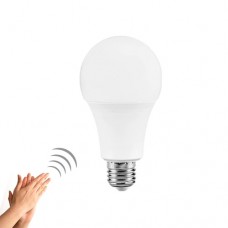 Лампа світлодіодна з датчиком звуку та освітленості E27, 9Вт LED