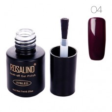 Гель-лак Rosalind 04 темно-фіолетовий шелак 7мл