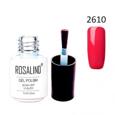 Гель-лак для нігтів манікюру 7мл Rosalind, шеллак, 2610 журавлинний