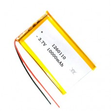 Акумулятор Li-pol 10000 мАг 110 х 60 x 12 мм 3.7в