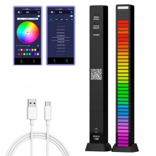 Світильник D-09-RGB еквалайзер 40 LED Bluetooth USB Type-C