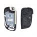 Корпус ключа Opel Astra J Corsa E Insignia Zafira C DKT0269 HU100 3кн