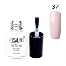 Гель-лак для нігтів манікюру 7мл Rosalind, шеллак, 37 фарфоровий