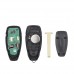 Ключ для Ford Focus Fiesta C-Max Mondeo 4D83 KR55WK48801 HU101 3 кнопки