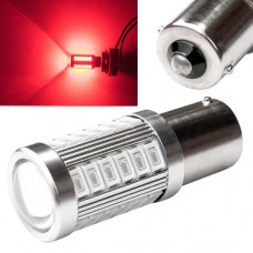Лампа в авто 1156 LED BA15S P21W 33 SMD 5630 червоний