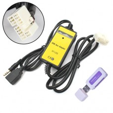 AUX адаптер для магнітоли QX003 для 14пін Honda Acura USB MP3