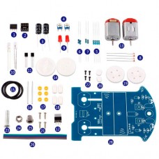 Робот BEAM Трек машинка їздить по лінії D2-5 Kit ЗБЕРІ САМ DIY