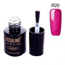 Гель-лак Rosalind R20 Фуксія шиммер 7мл