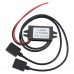Перетворювач напруги 12В-5В 3А 2xUSB, приховане проведення авто